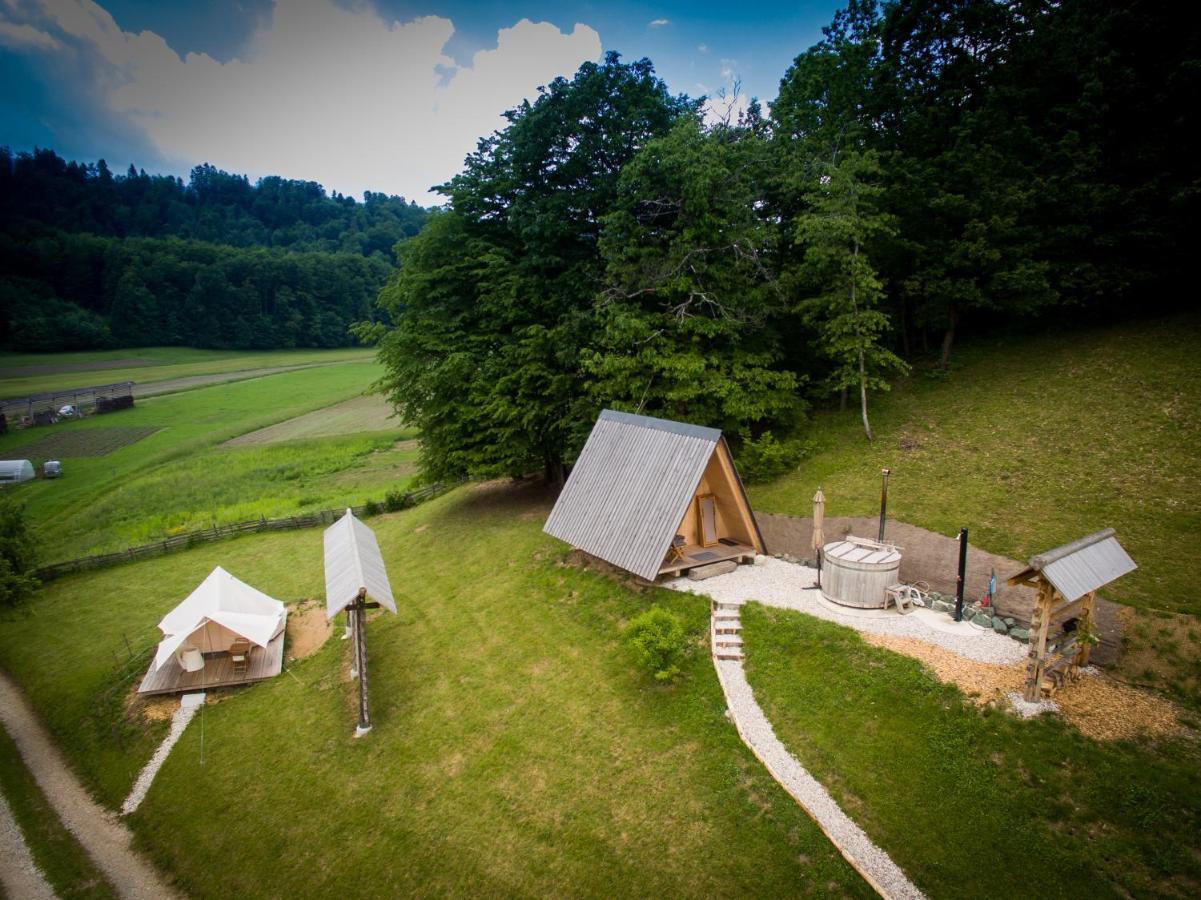 Puzman Farm Glamping Villa Radovljica Dış mekan fotoğraf