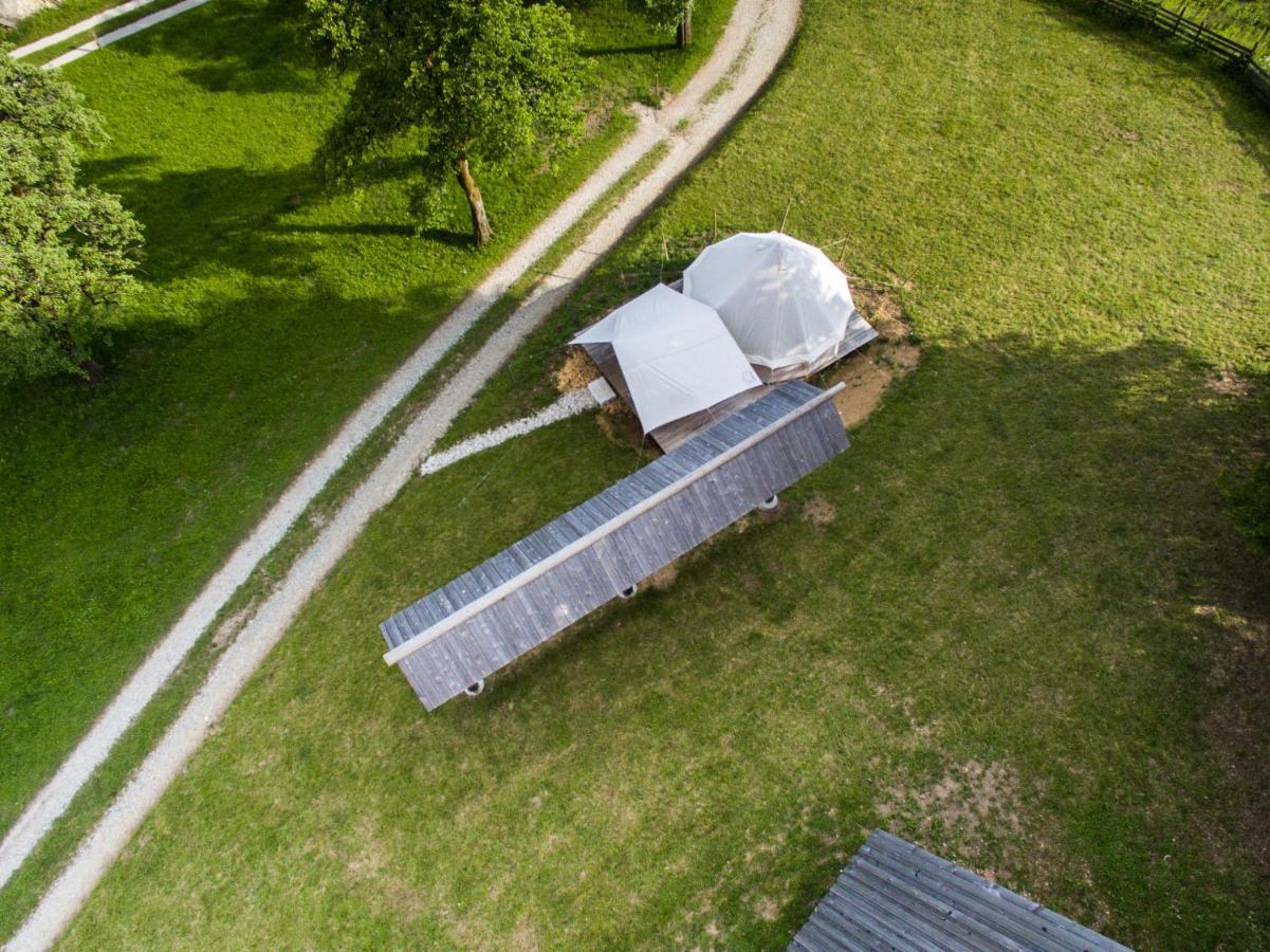 Puzman Farm Glamping Villa Radovljica Dış mekan fotoğraf