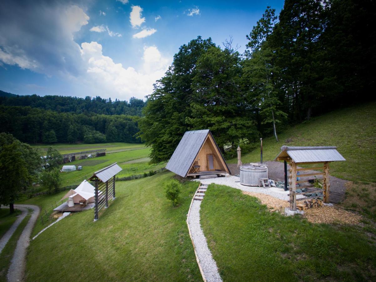 Puzman Farm Glamping Villa Radovljica Dış mekan fotoğraf