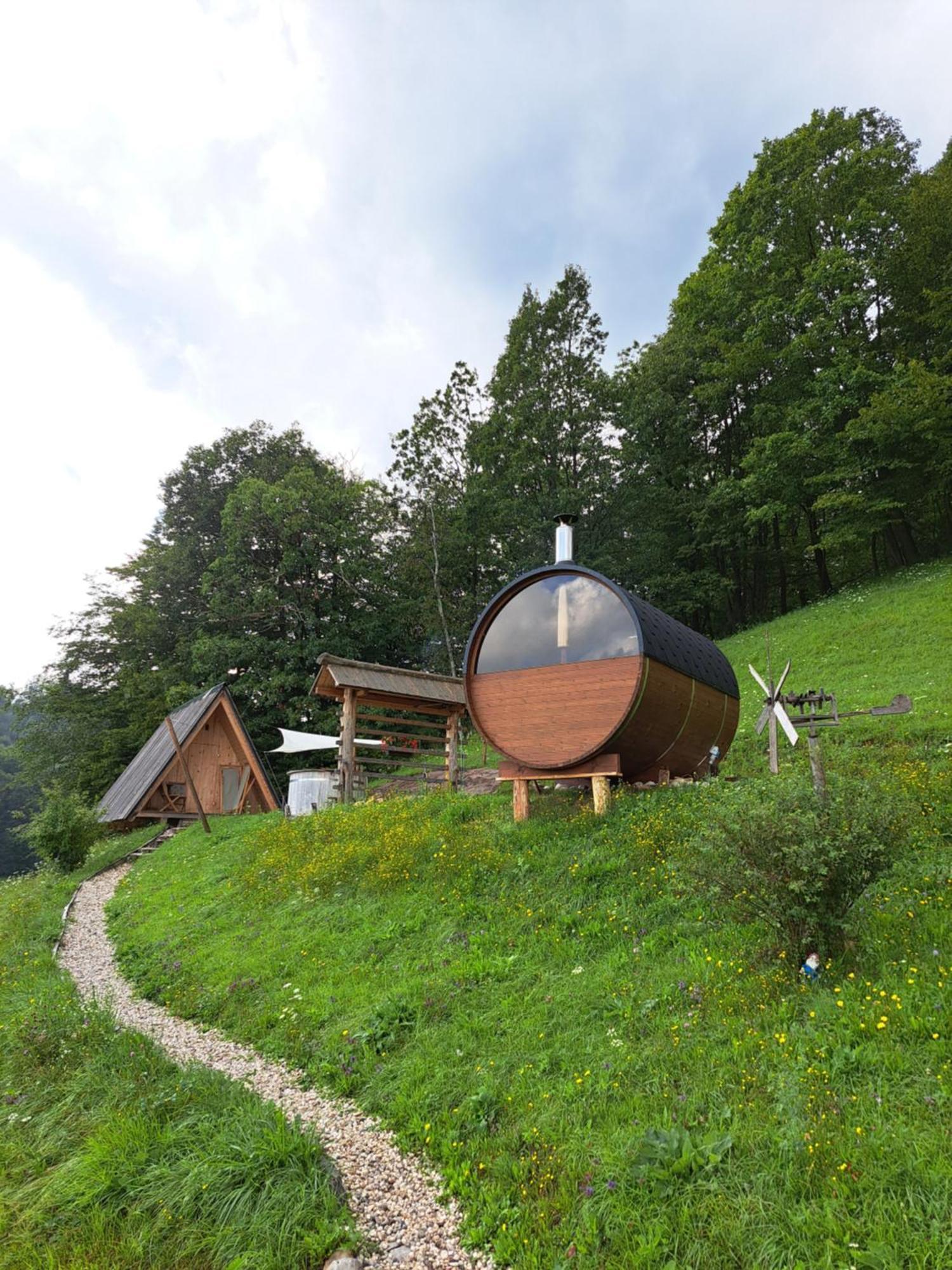 Puzman Farm Glamping Villa Radovljica Dış mekan fotoğraf