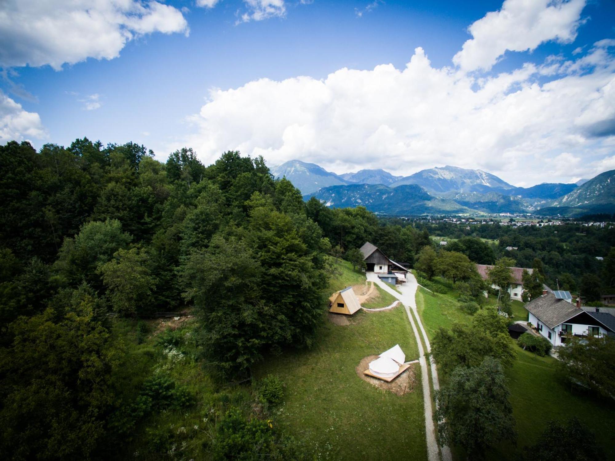 Puzman Farm Glamping Villa Radovljica Dış mekan fotoğraf