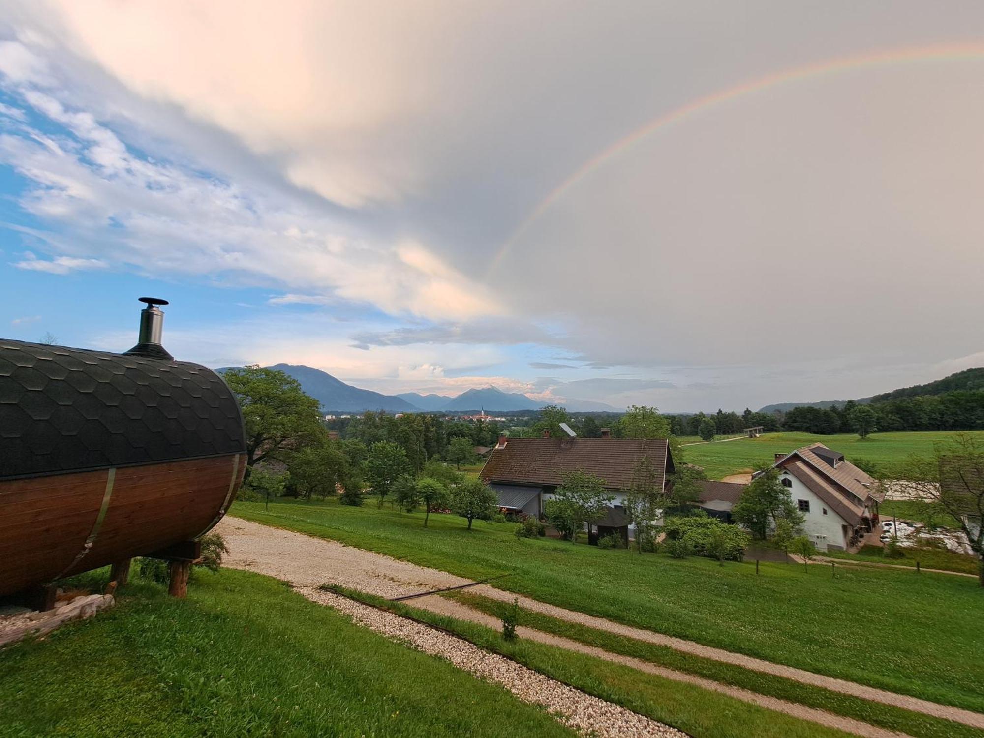 Puzman Farm Glamping Villa Radovljica Dış mekan fotoğraf