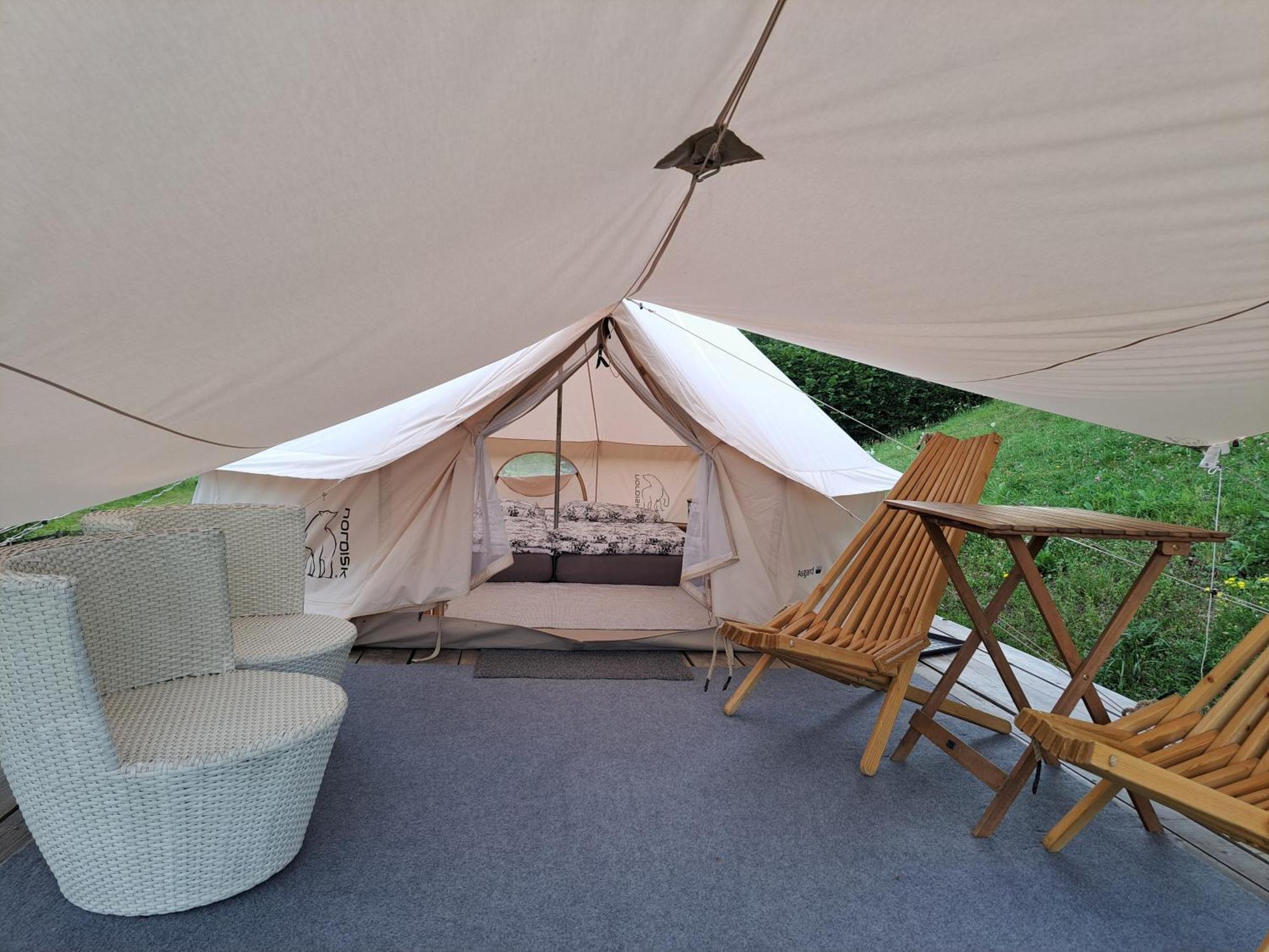 Puzman Farm Glamping Villa Radovljica Dış mekan fotoğraf