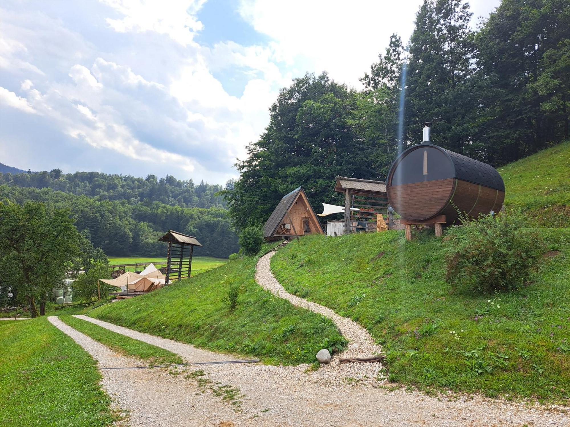 Puzman Farm Glamping Villa Radovljica Dış mekan fotoğraf